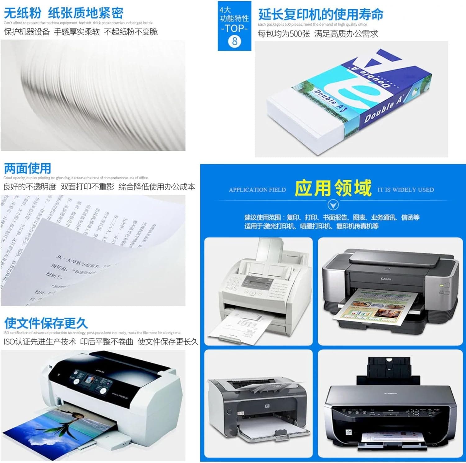 Double A A5 Paper 80 GSM | Box of 10 Reams | 148x210mm